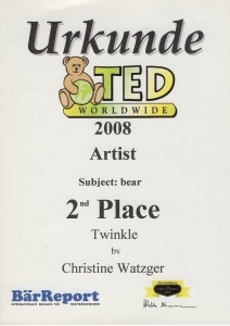 Urkunde Twinkle